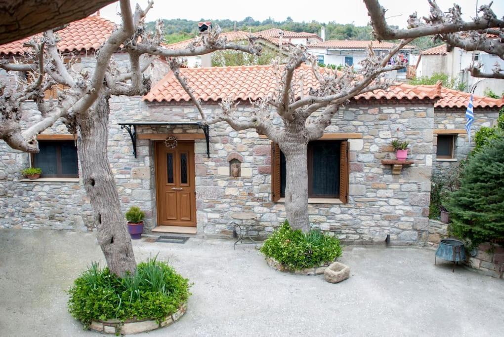 "The Stone" Appartement Agios Vlasios  Buitenkant foto
